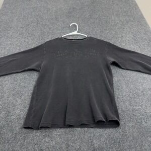Vintage Phat Farm T Shirt Kids XXL Black Cotton Thermal Waffle Knit Y2K Street
